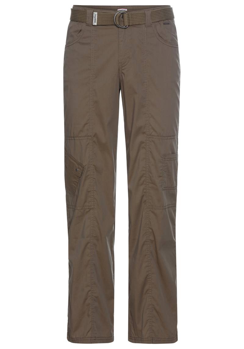 KangaROOS Cargohose, (2 tlg., mit abnehmbarem Gürtel), mit besonderem Taschen-Design von Kangaroos