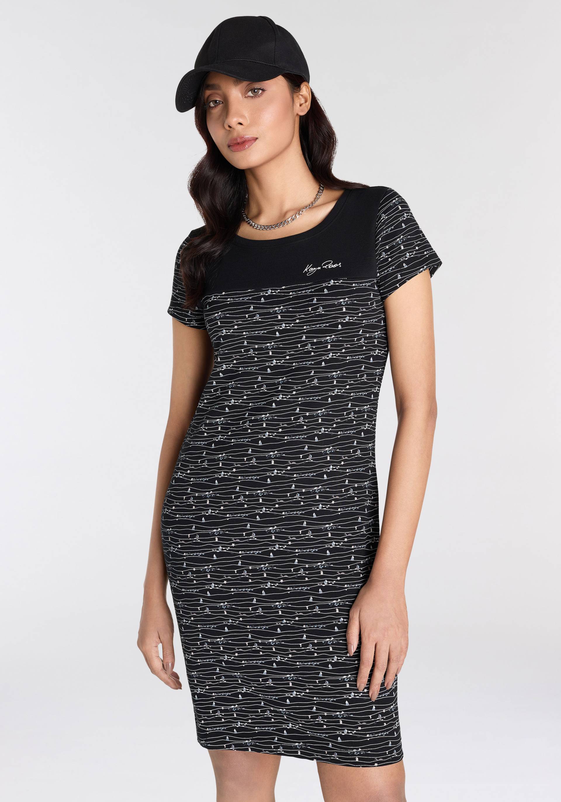 KangaROOS Jerseykleid, mit trendigem Allover-Druck KangaROOS Jerseykleid, mit trendigem Allover-Druck von Kangaroos