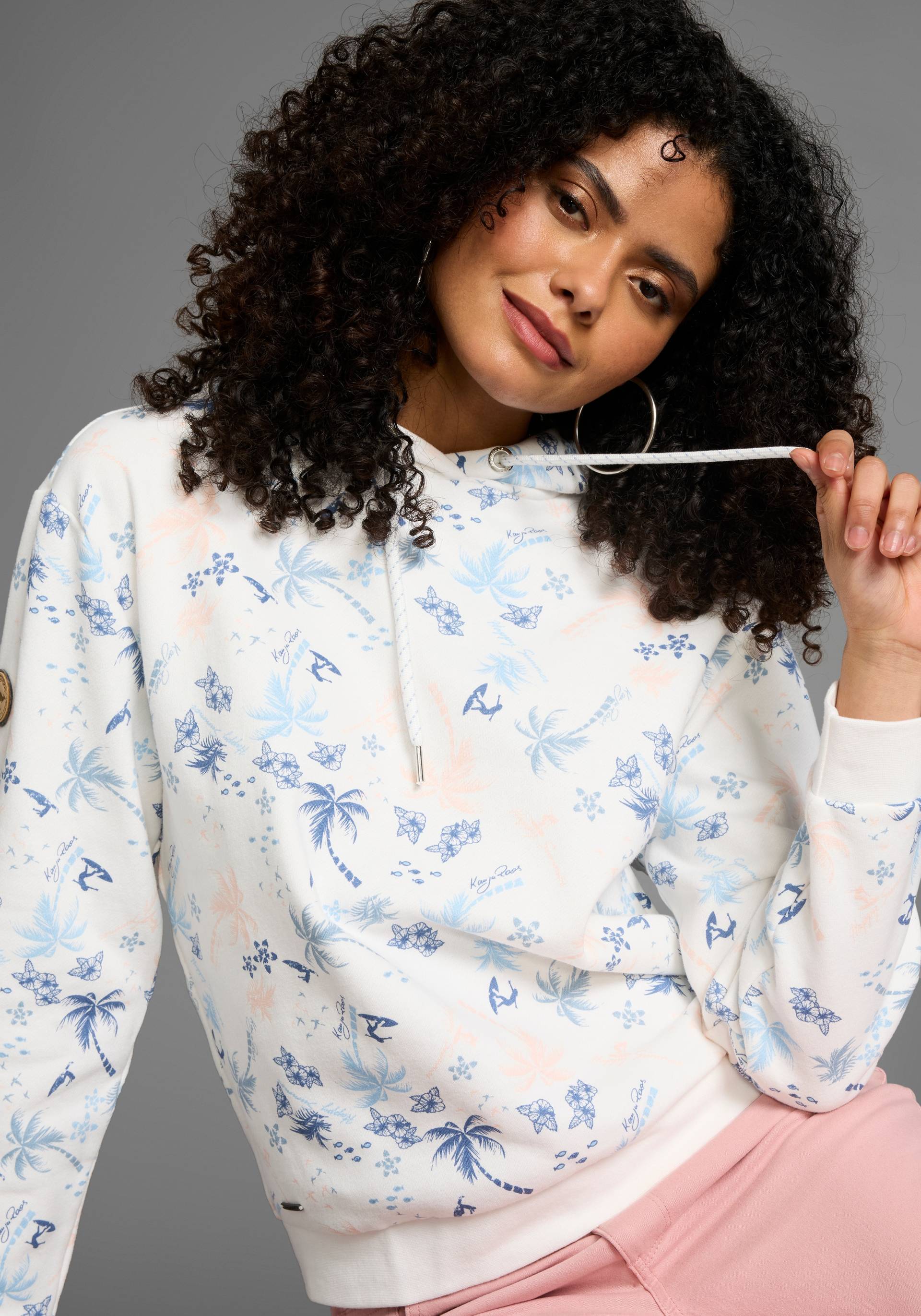 KangaROOS Kapuzensweatshirt, mit Druck KangaROOS Kapuzensweatshirt, mit Druck von Kangaroos