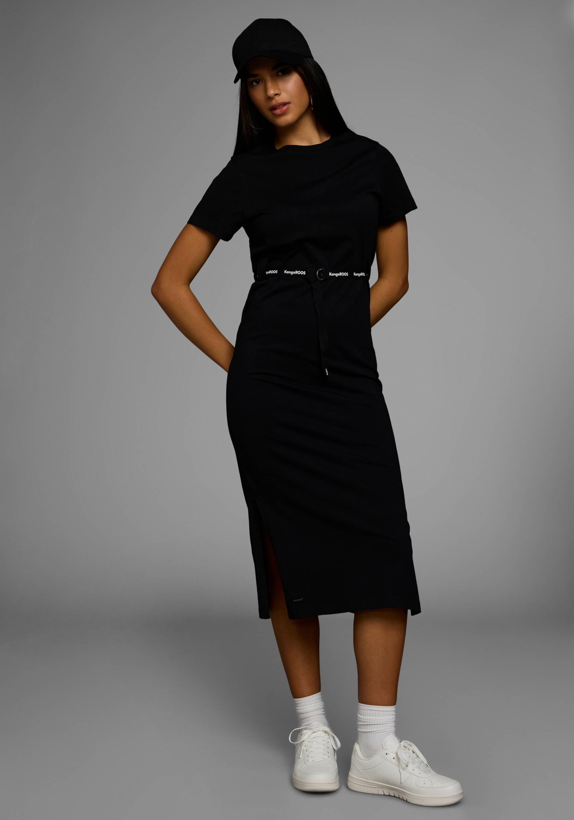 KangaROOS Midikleid, (2 tlg.), im sportlichen Look aus festem Jersey von Kangaroos