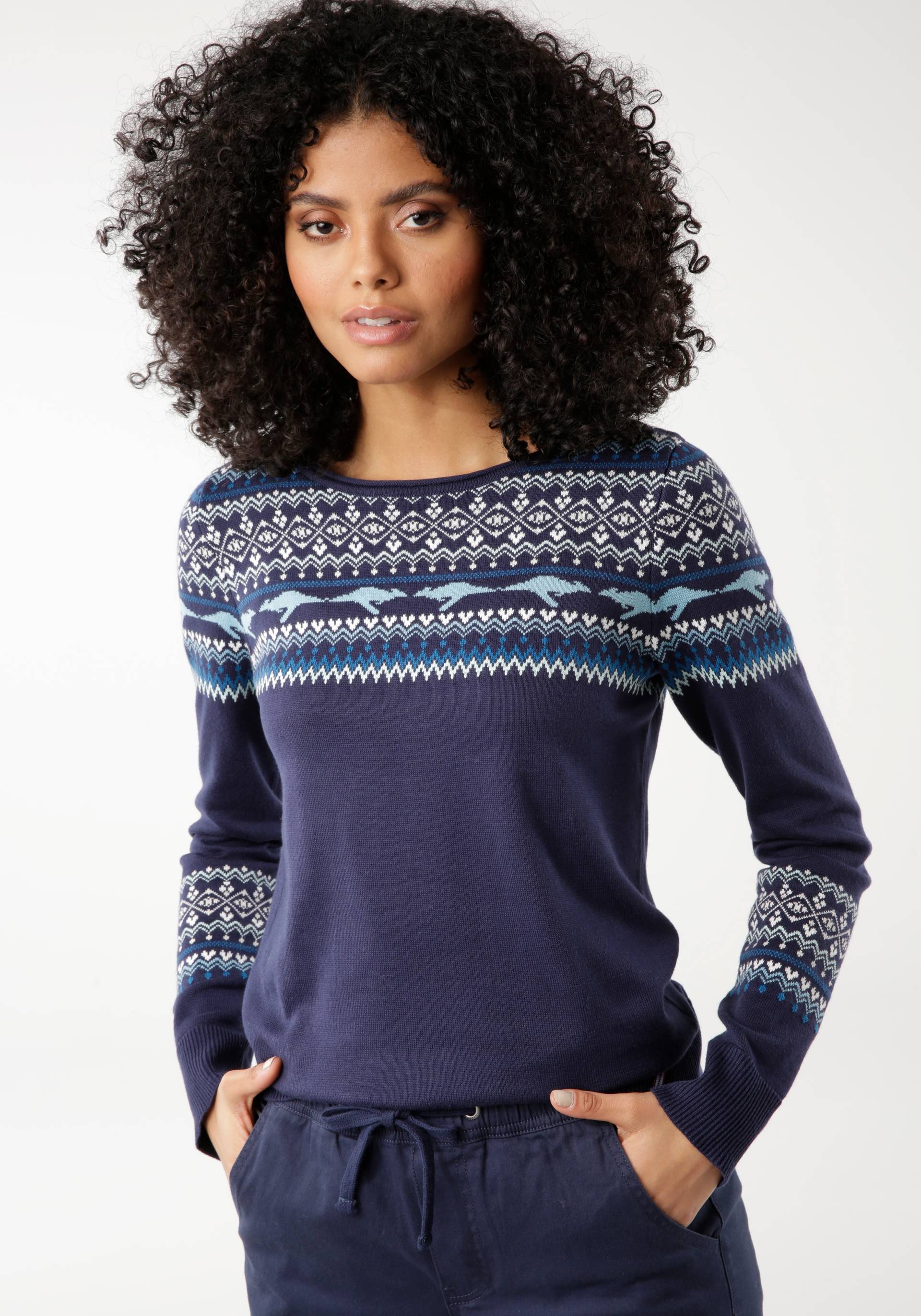 KangaROOS Norwegerpullover, im winterlichen Design KangaROOS Norwegerpullover, im winterlichen Design von Kangaroos