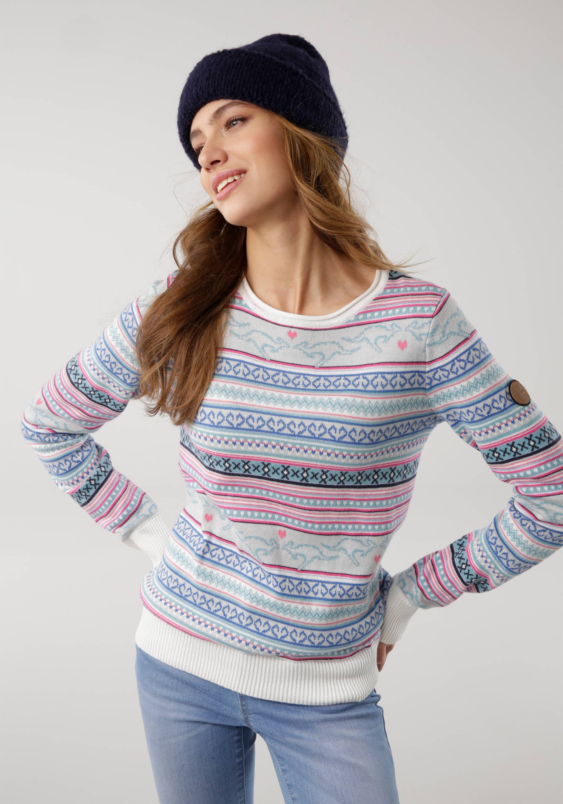 KangaROOS Norwegerpullover, im Jaquard-Feinstrick KangaROOS Norwegerpullover, im Jaquard-Feinstrick von Kangaroos