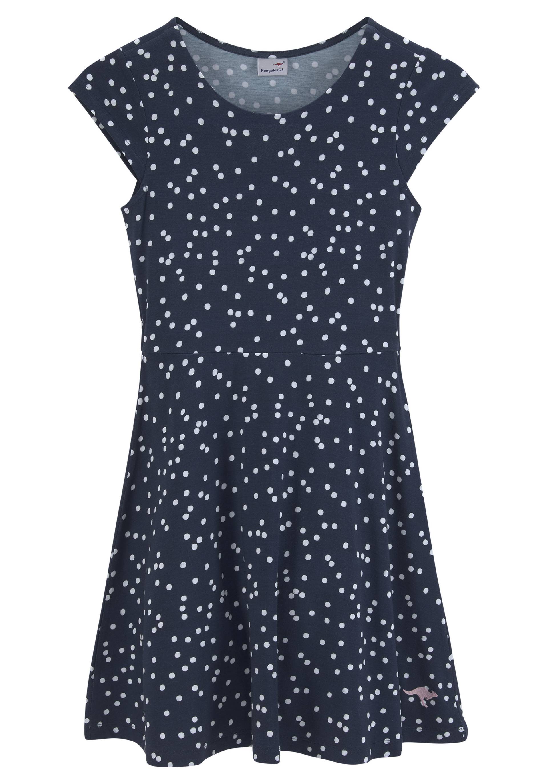 KangaROOS Jerseykleid », Skaterkleid aus Viskose«, für Sommer und Party, kniefrei, modisch, aus Viskose und Elasthan KangaROOS Jerseykleid », Skaterkleid aus Viskose«, für Sommer und Party, kniefrei, modisch, aus Viskose und Elasthan von Kangaroos