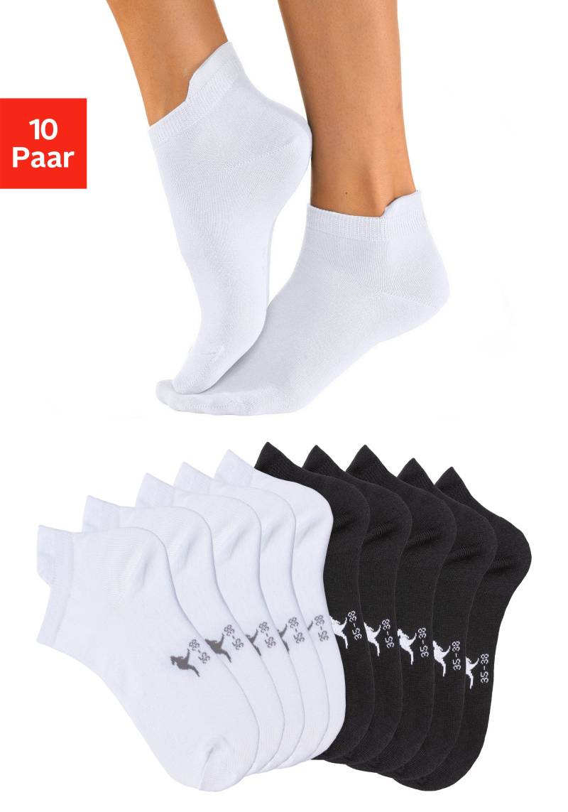 KangaROOS Sneakersocken, (Packung, 10 Paar), mit erhöhtem Bündchen von Kangaroos