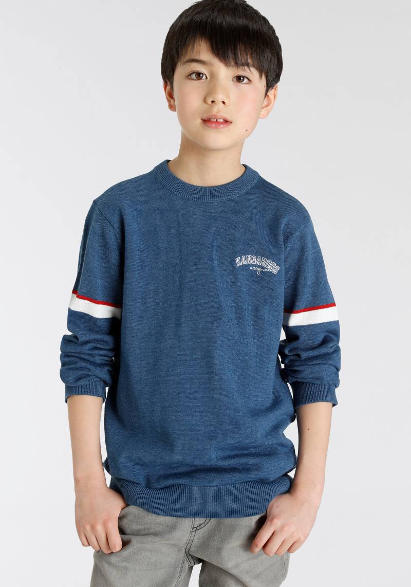 KangaROOS Strickpullover »für Jungen«, mit Kangaroos Logo-Stickerei von Kangaroos