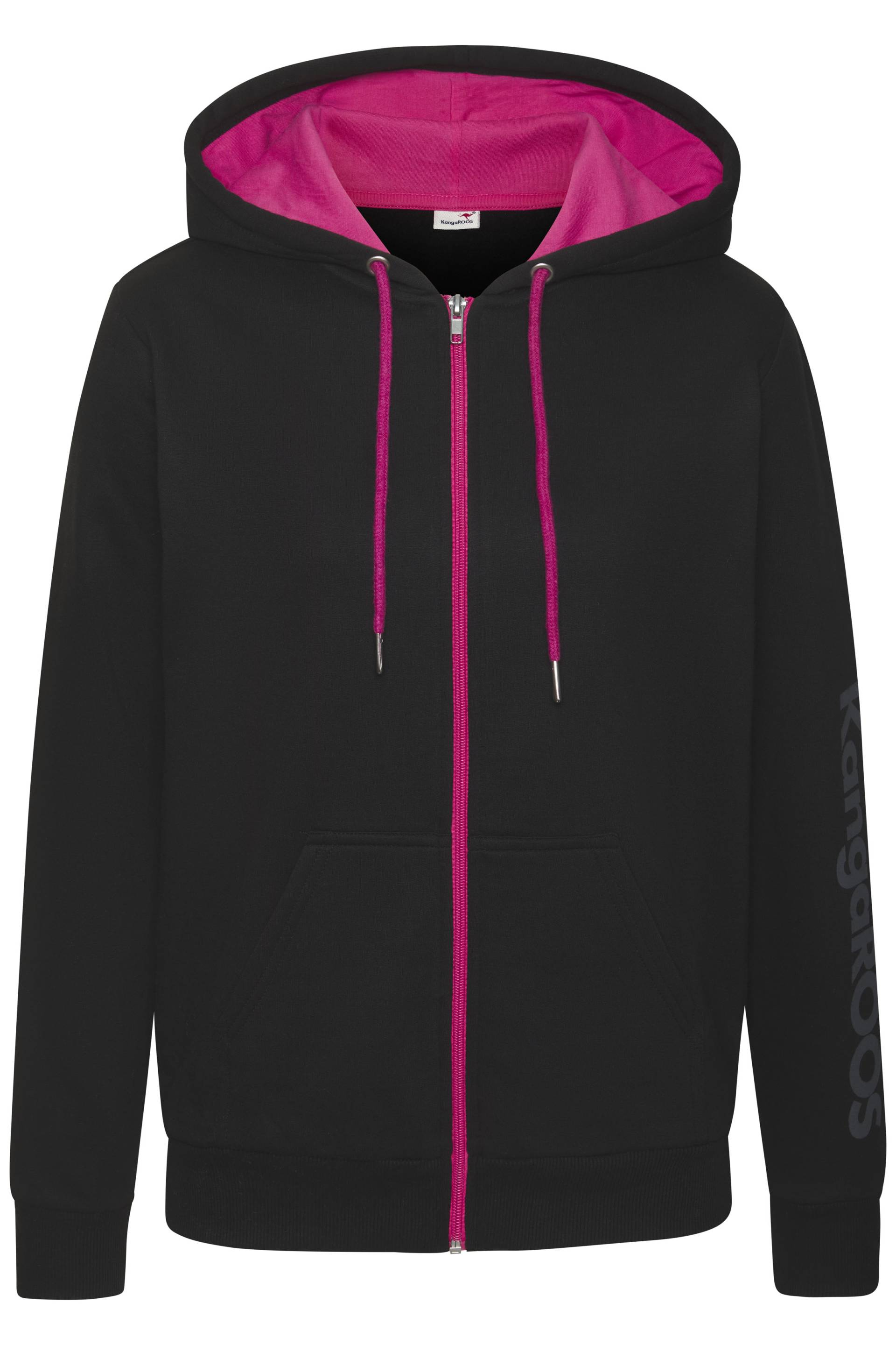 KangaROOS Sweatjacke, mit kontrastfarbenen Details, Loungewear von Kangaroos