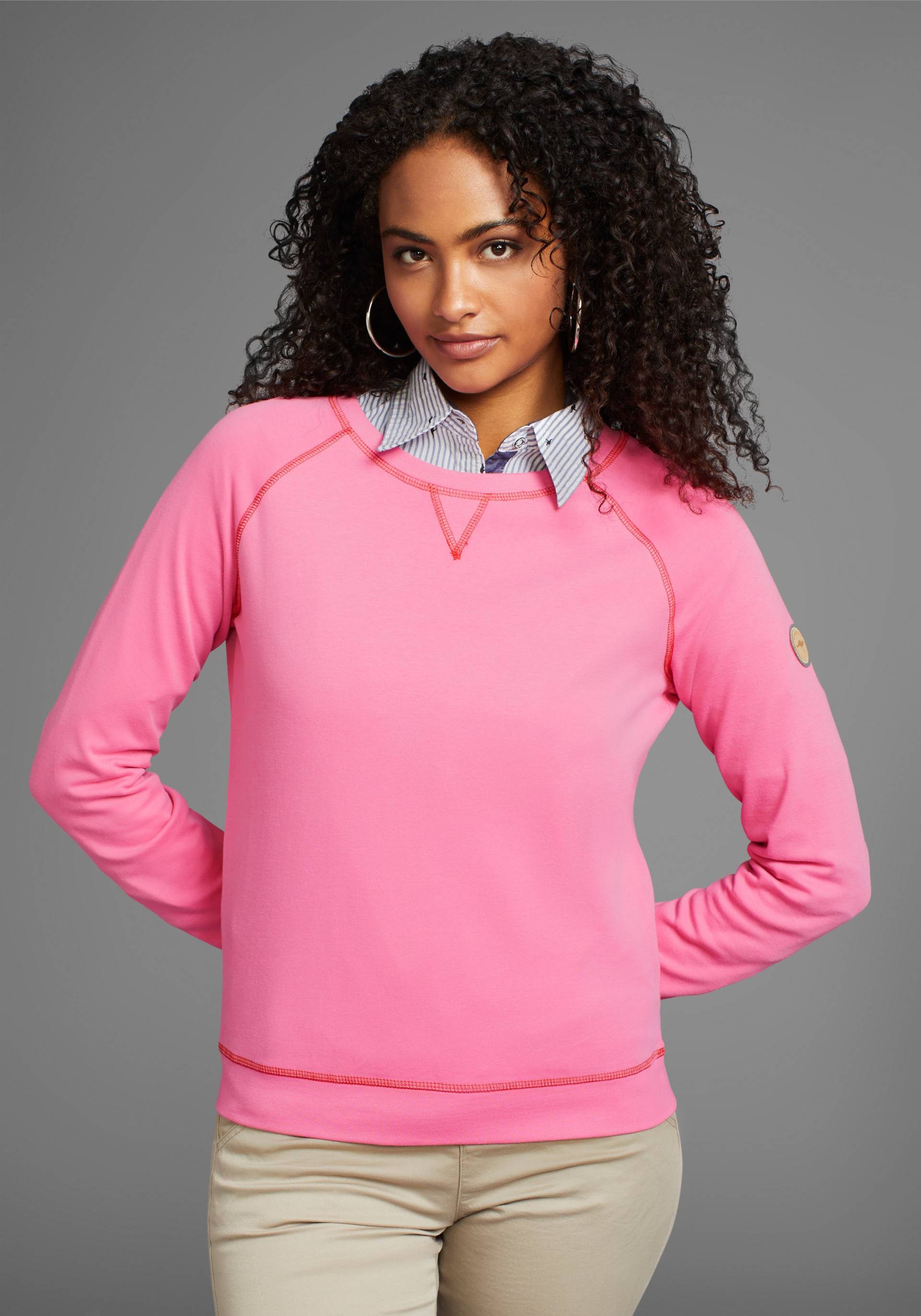 KangaROOS Sweatshirt, mit Kontrastnähten KangaROOS Sweatshirt, mit Kontrastnähten von Kangaroos