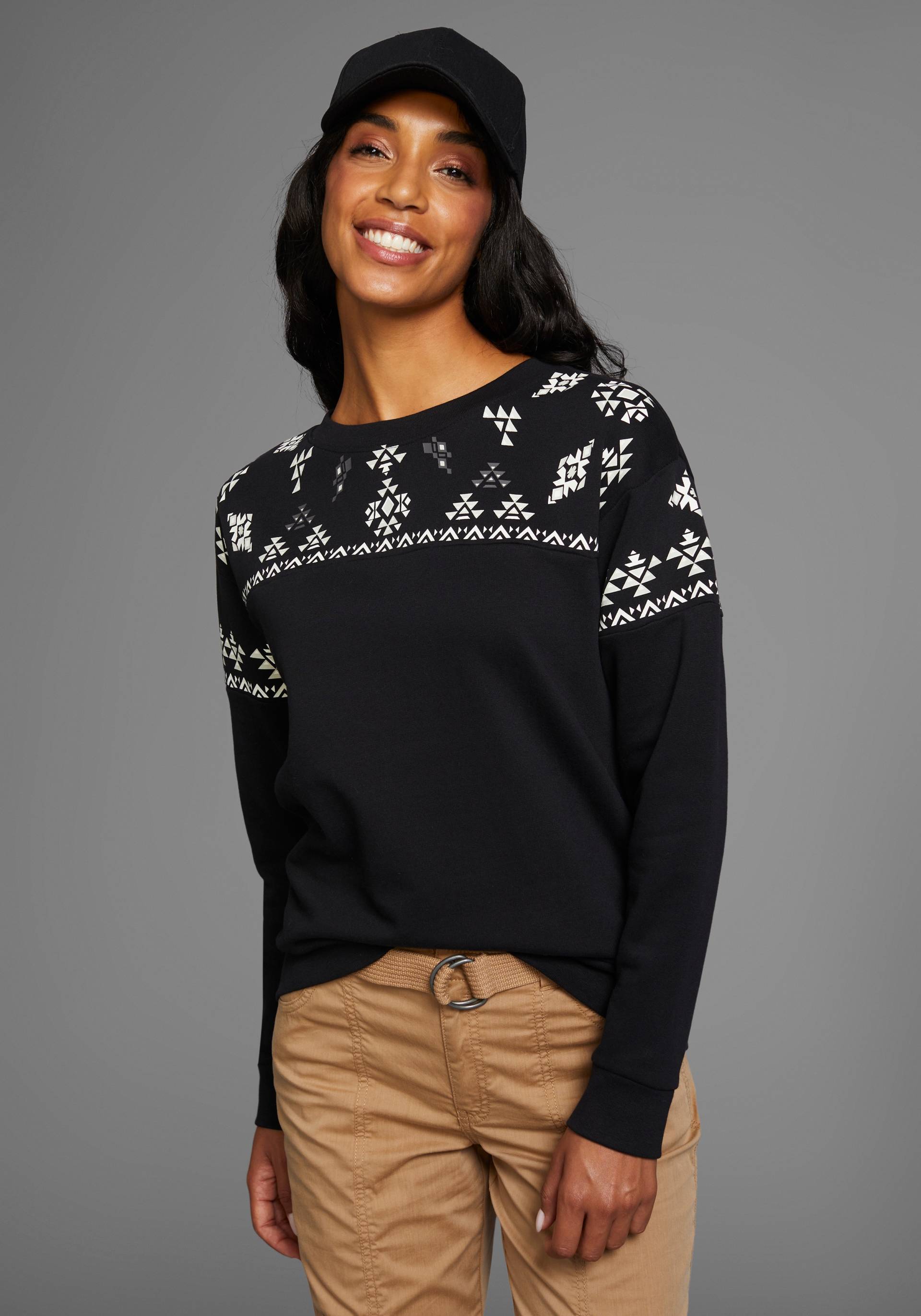 KangaROOS Sweatshirt, mit Norweger-Print KangaROOS Sweatshirt, mit Norweger-Print von Kangaroos