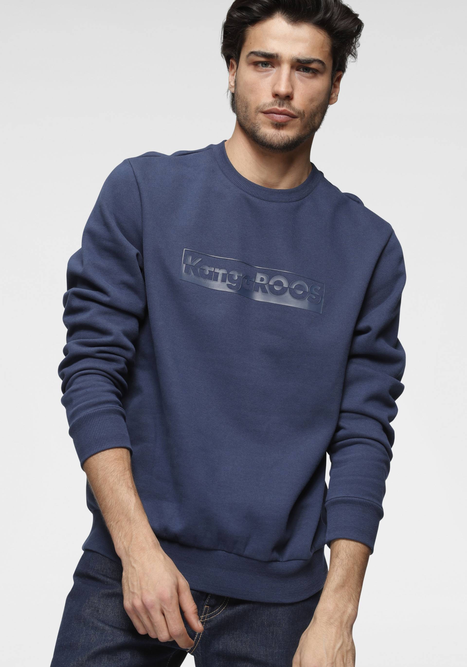 KangaROOS Sweatshirt, mit grossem Logofrontprint von Kangaroos