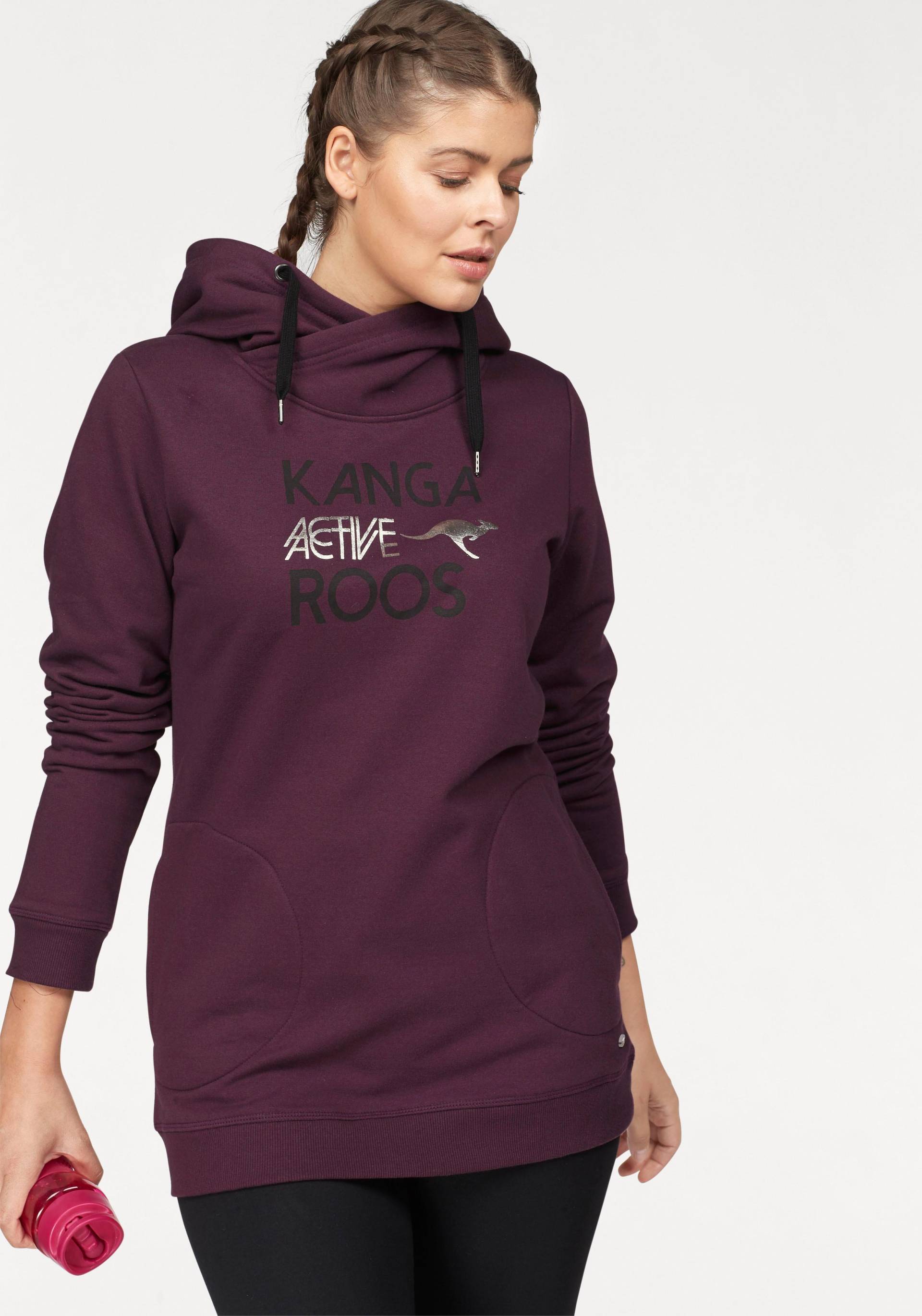 KangaROOS Sweatshirt, lange Ärmel, figurumspielende Passform von Kangaroos