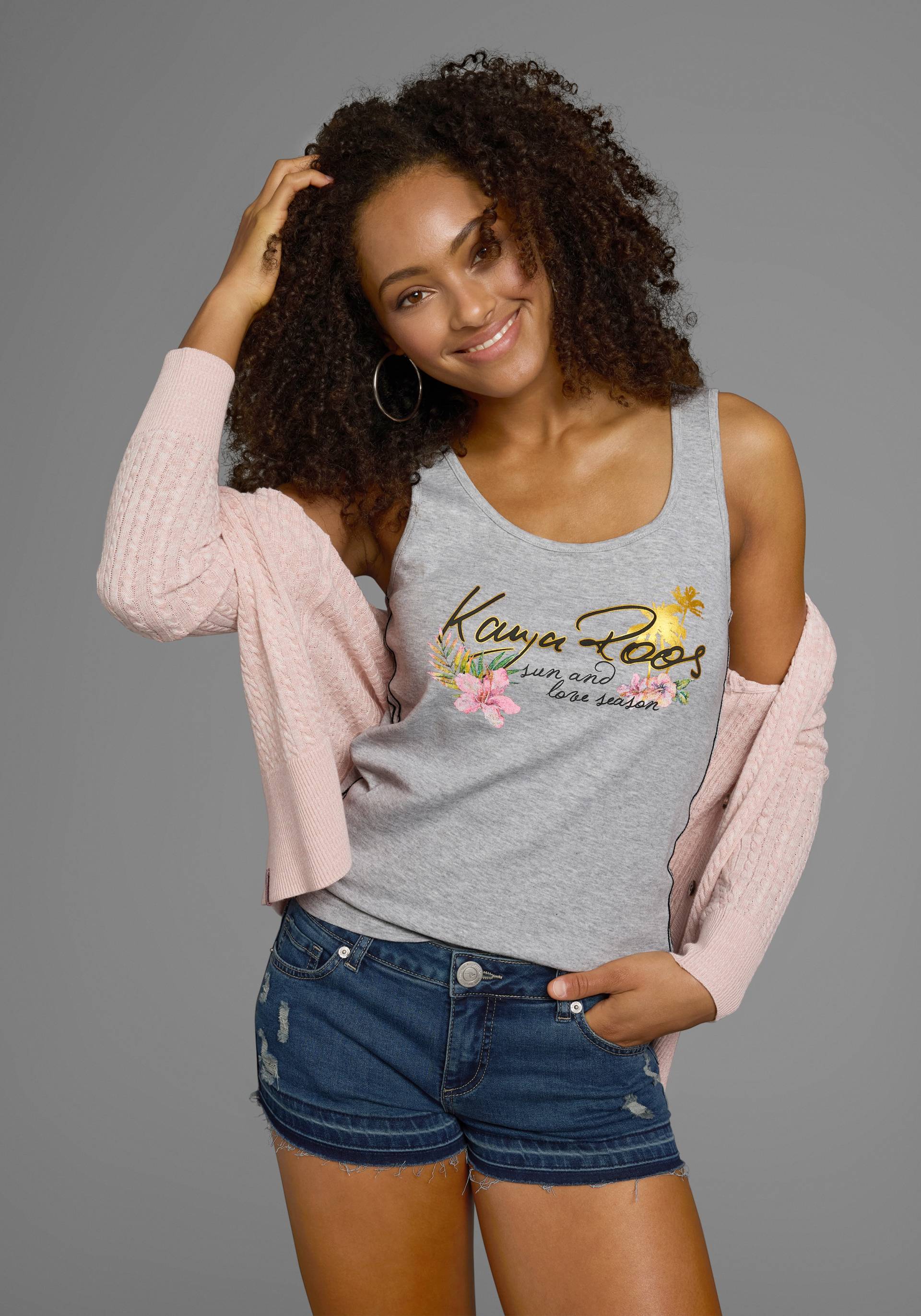 KangaROOS Tanktop, mit femininem Frontdruck KangaROOS Tanktop, mit femininem Frontdruck von Kangaroos