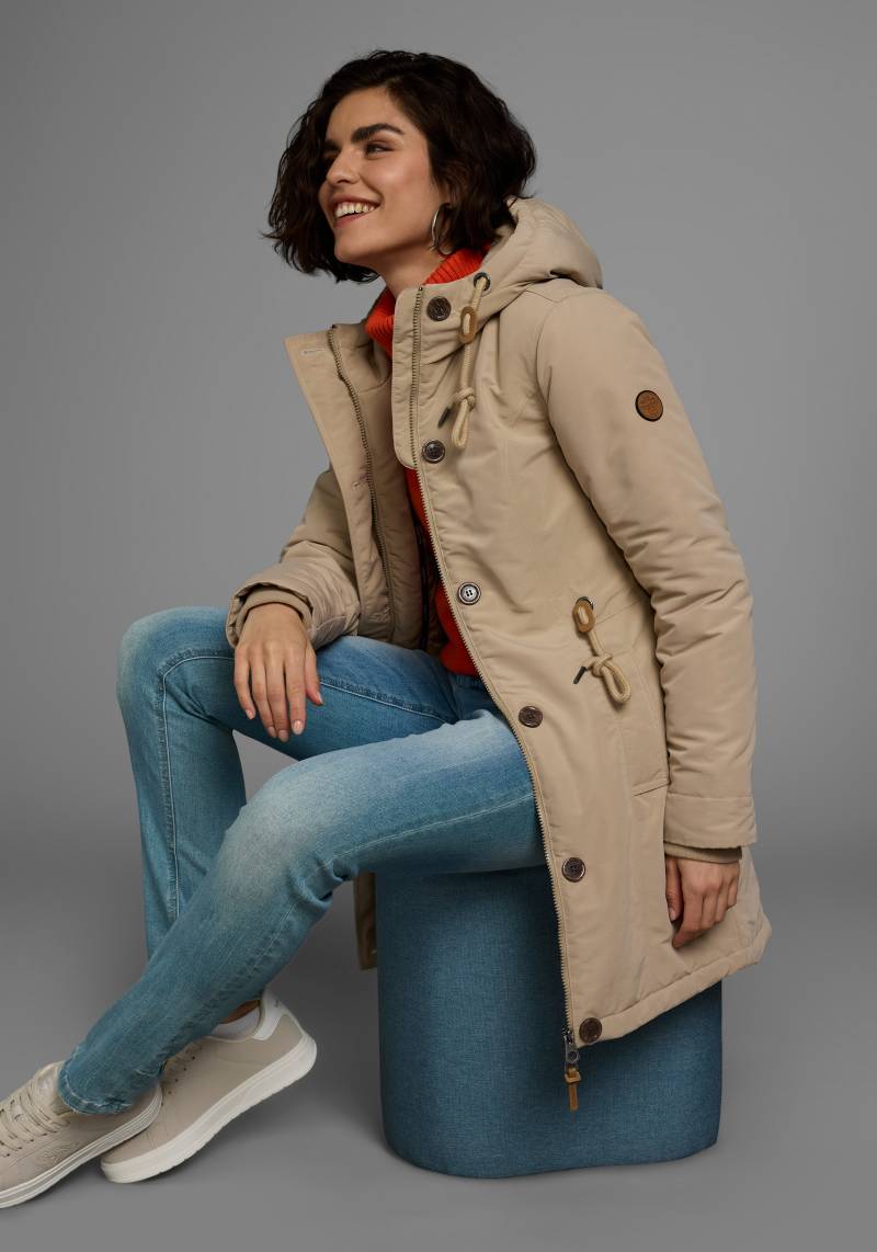 KangaROOS Winterjacke, mit Kapuze, für die kalte Jahreszeit, aus leichtem Webstoff, modisch von Kangaroos
