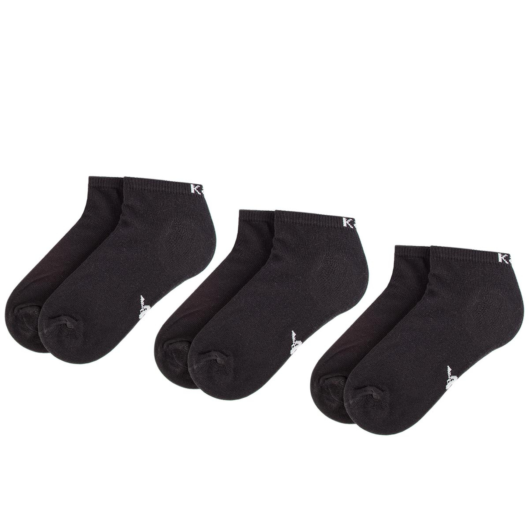 3er-Set niedrige Unisex-Socken Kappa 704275 Schwarz von Kappa