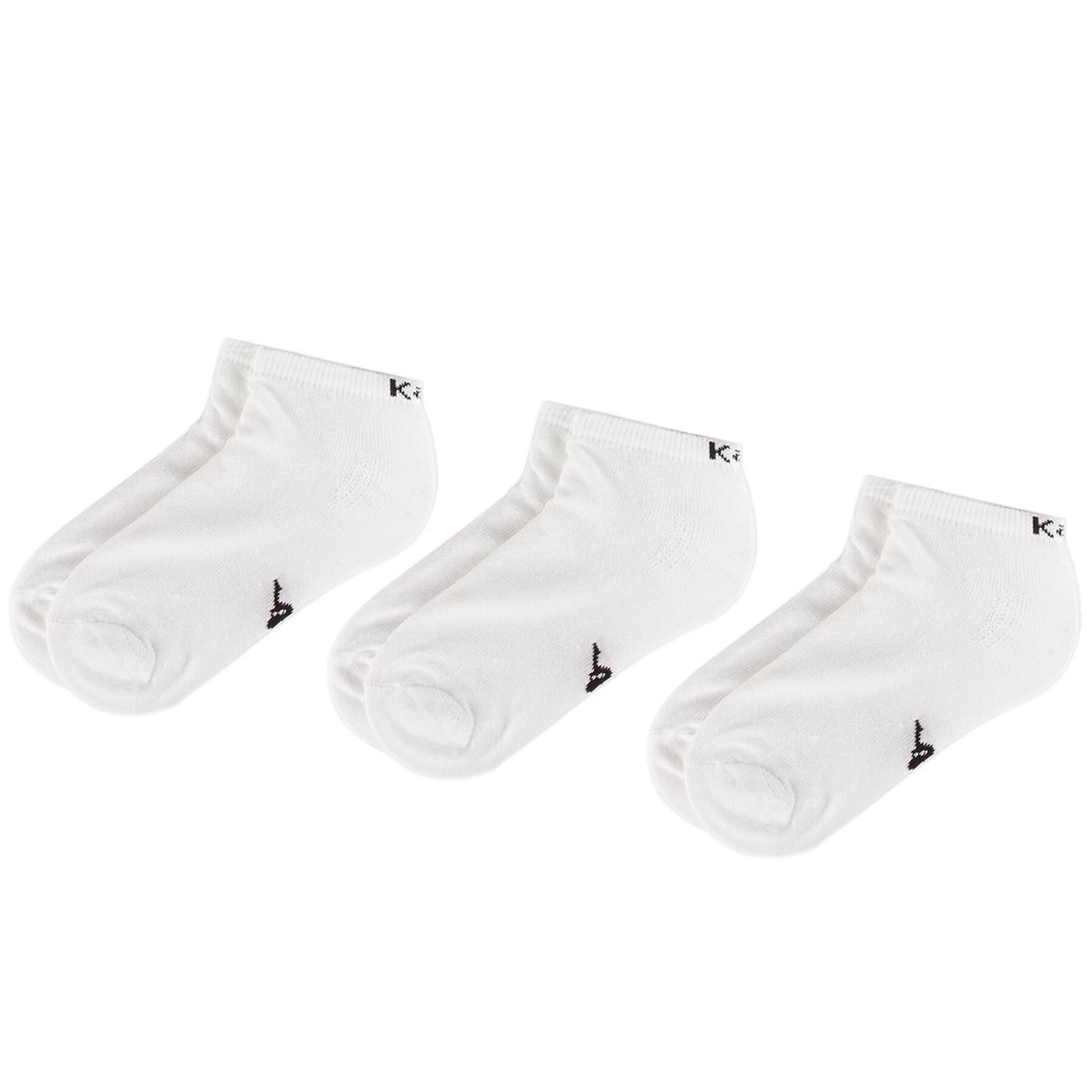 3er-Set niedrige Unisex-Socken Kappa 704275 Weiß von Kappa