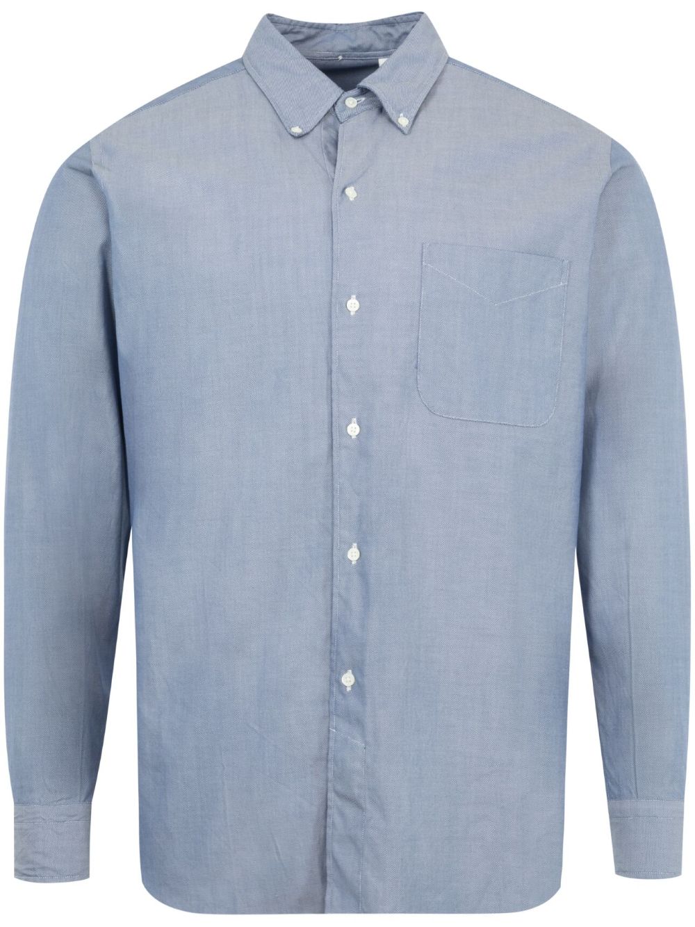 Kaptain Sunshine Polo collar cotton shirt - Blue von Kaptain Sunshine