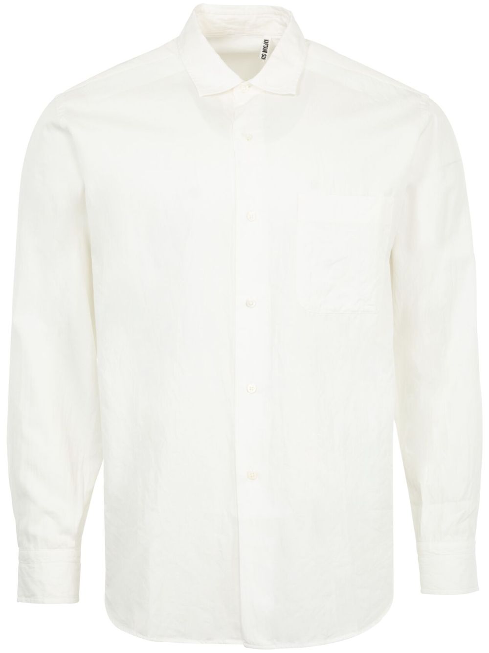 Kaptain Sunshine semi-spread collar cotton shirt - White von Kaptain Sunshine