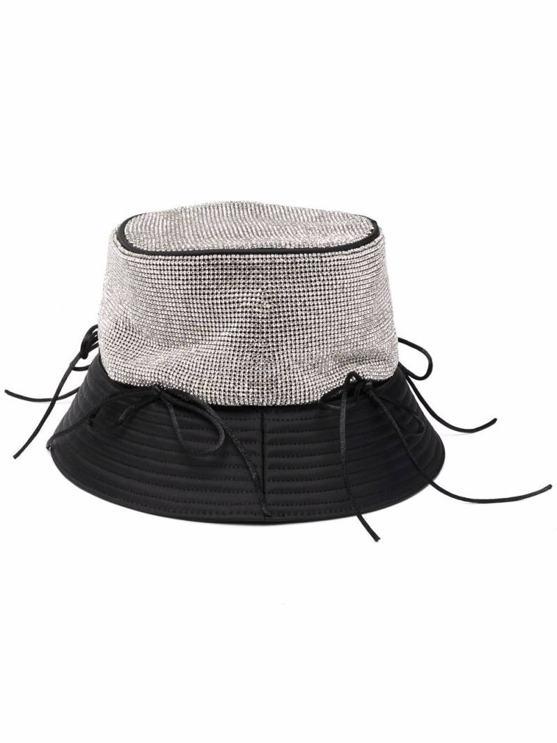 Kara woven bucket hat - White von Kara