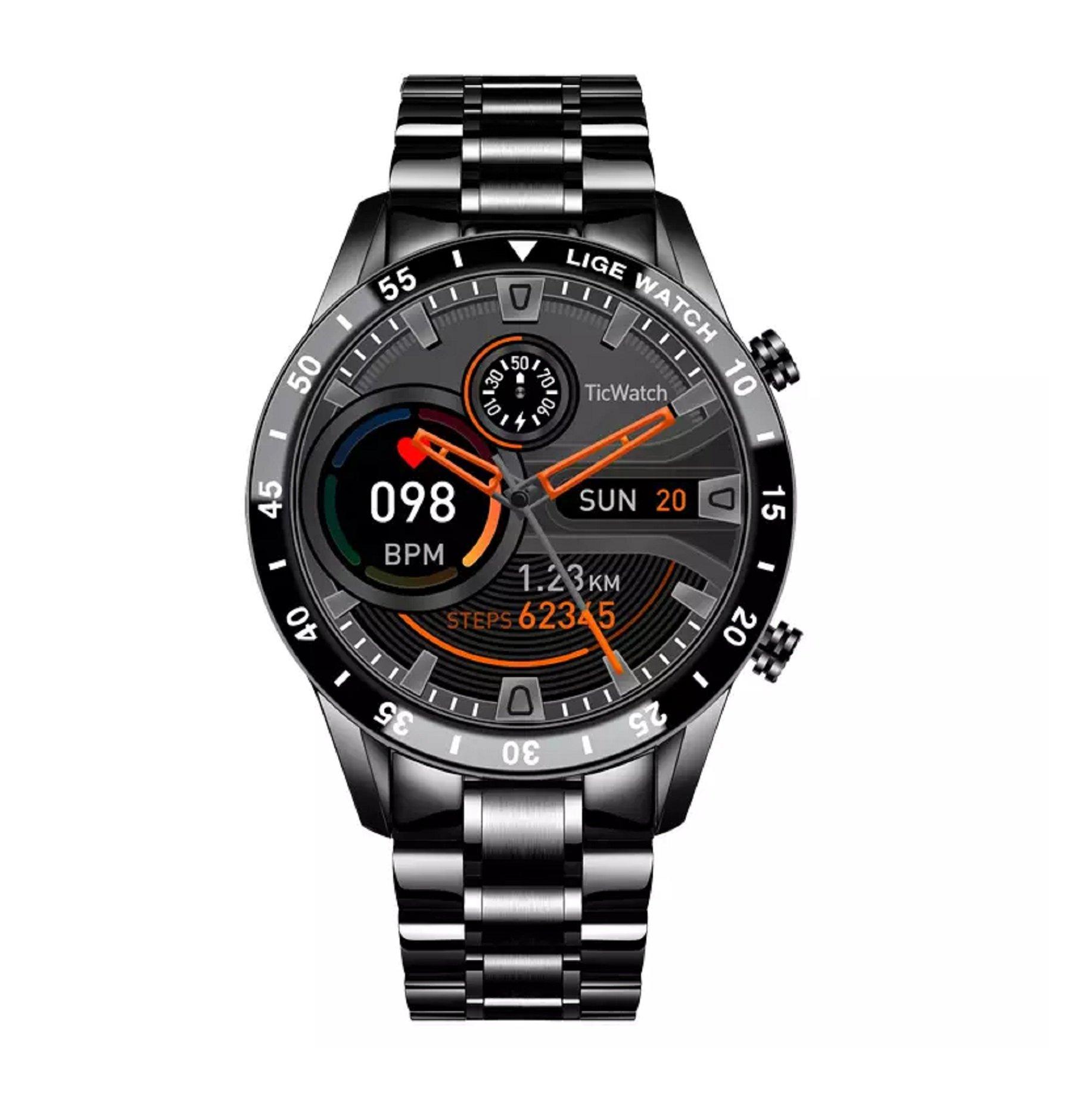 Bw0189 Nanway Sportuhr Smartwatch Herren Schwarz 46mm von Karen M