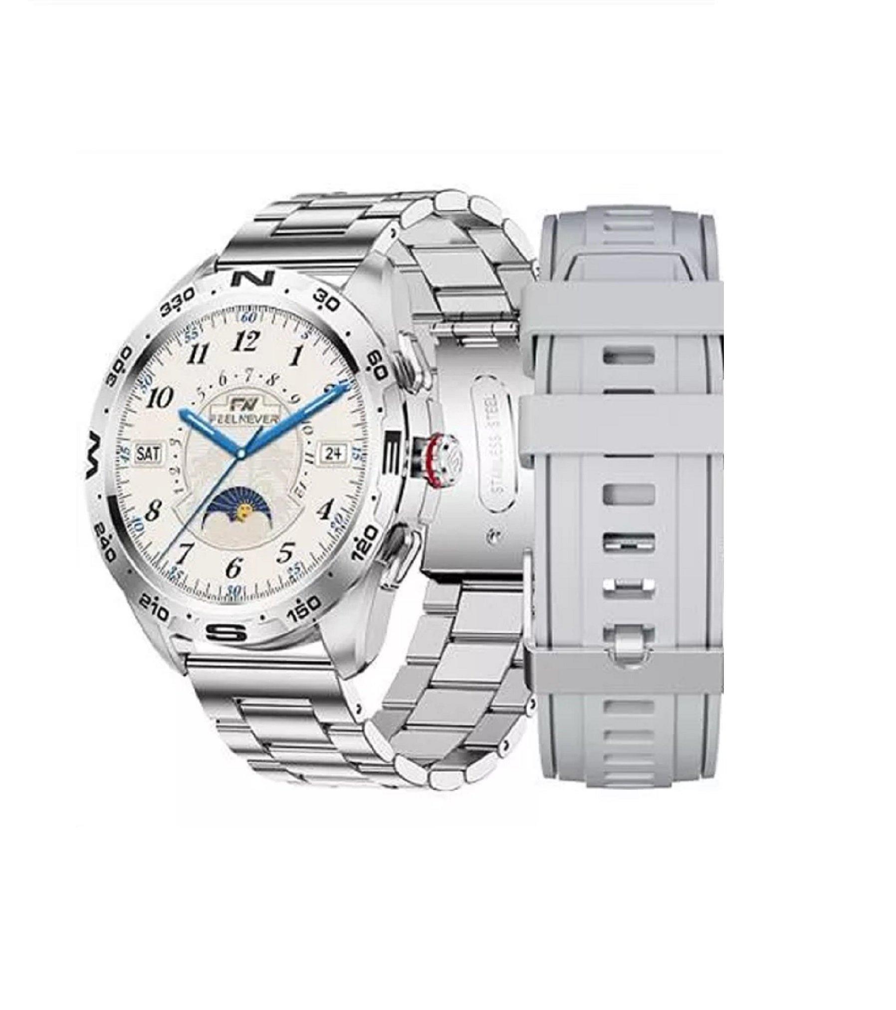Bw0327b Nanway Herrenuhr Smartwatch Herren Silber 46mm von Karen M