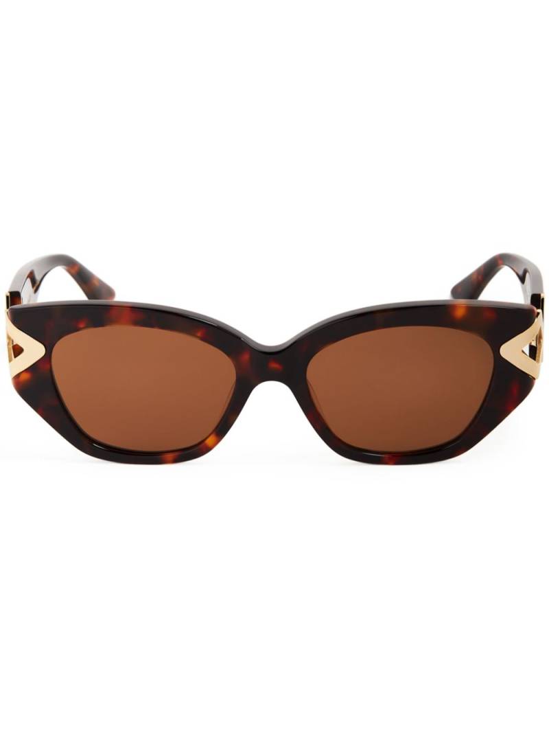 Karen Wazen Lily cat eye-frame sunglasses - Brown von Karen Wazen