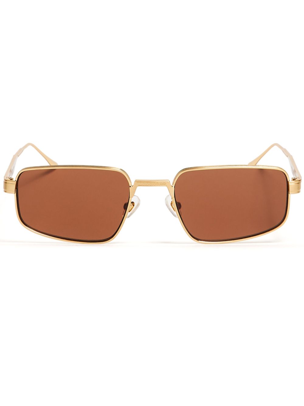 Karen Wazen rectangle-frame sunglasses - Gold von Karen Wazen