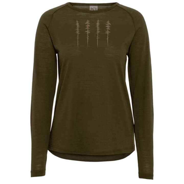 Kari Traa Ane Long Sleeve Langarmshirt olive von Kari Traa