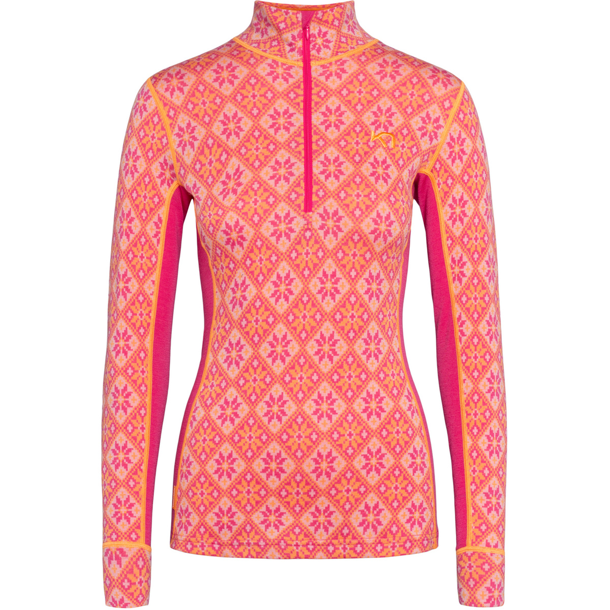 Kari Traa Damen Rose Half Zip Longsleeve von Kari Traa