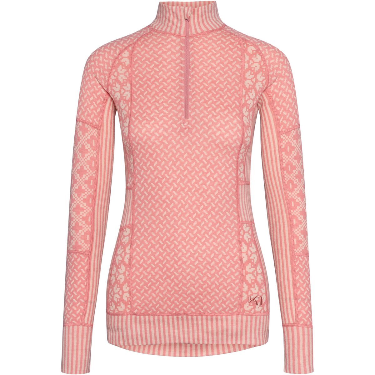 Kari Traa Damen Smekker Half Zip Longsleeve von Kari Traa