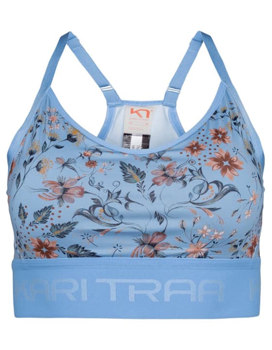 Kari Traa Froya Printed Sport-BH hellblau von Kari Traa