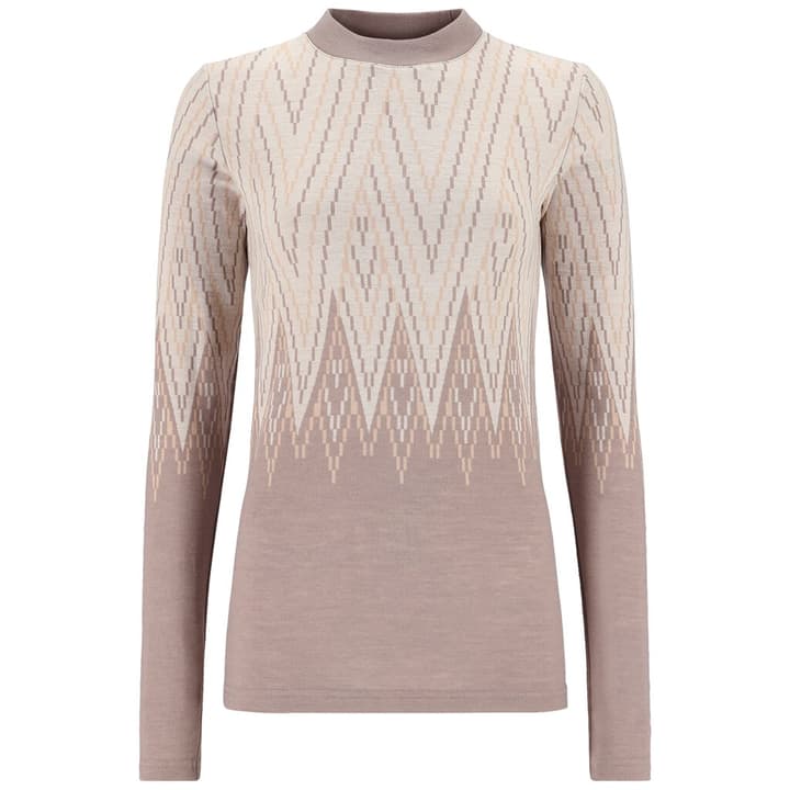 Kari Traa Juliane Wool Long Sleeve Pullover beige von Kari Traa