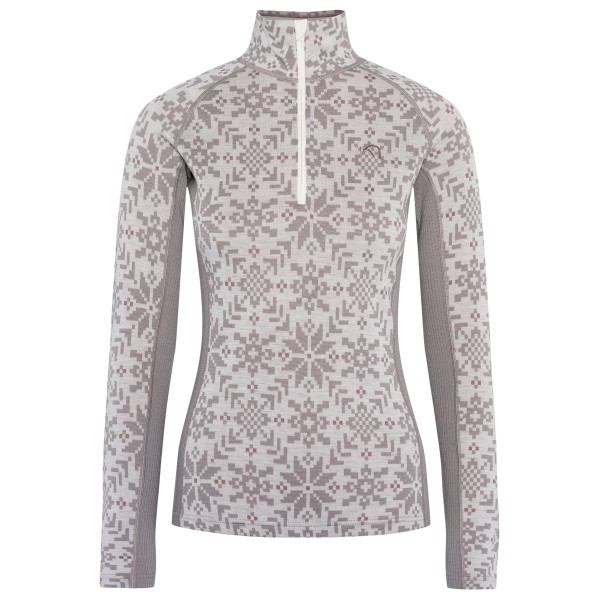 Kari Traa - Women's Edith Half Zip - Merinounterwäsche Gr S grau von Kari Traa