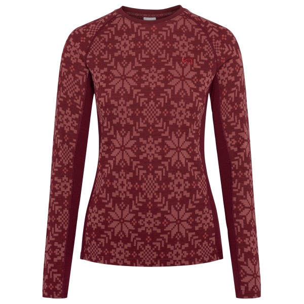 Kari Traa - Women's Edith Long Sleeve - Merinounterwäsche Gr L rot von Kari Traa