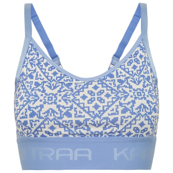 Kari Traa - Women's Frøya Printed - Sport-BH Gr L;M;XL;XS blau von Kari Traa