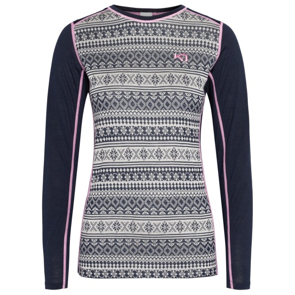 Kari Traa - Women's Mina L/S - Merinounterwäsche Gr L grau von Kari Traa