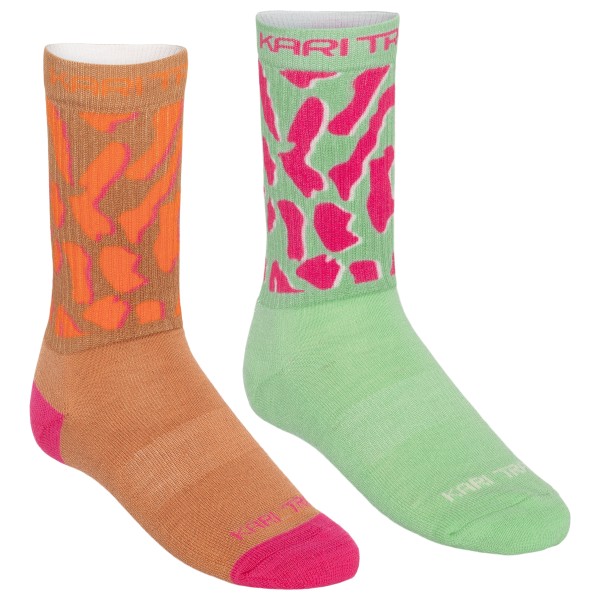 Kari Traa - Women's Puffin Sock 2 Pack - Merinosocken Gr 36-37;38-39;40-41 bunt;weiß von Kari Traa