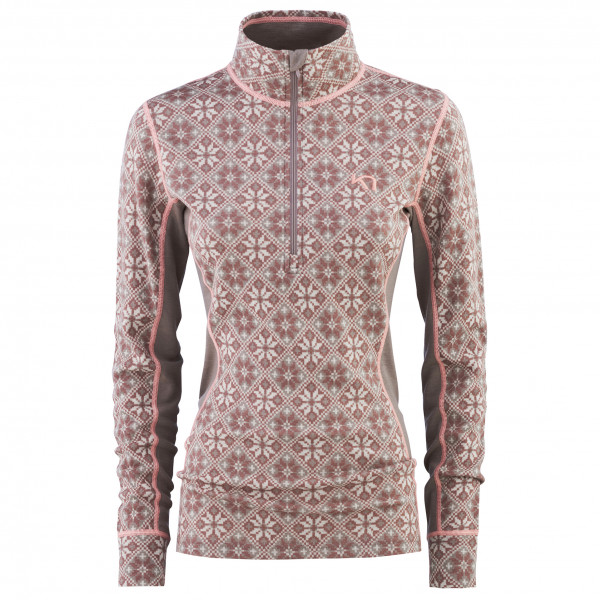 Kari Traa - Women's Rose Half-Zip - Merinounterwäsche Gr L braun von Kari Traa