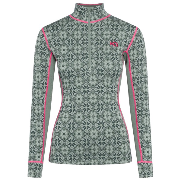 Kari Traa - Women's Rose Half-Zip - Merinounterwäsche Gr L grau von Kari Traa