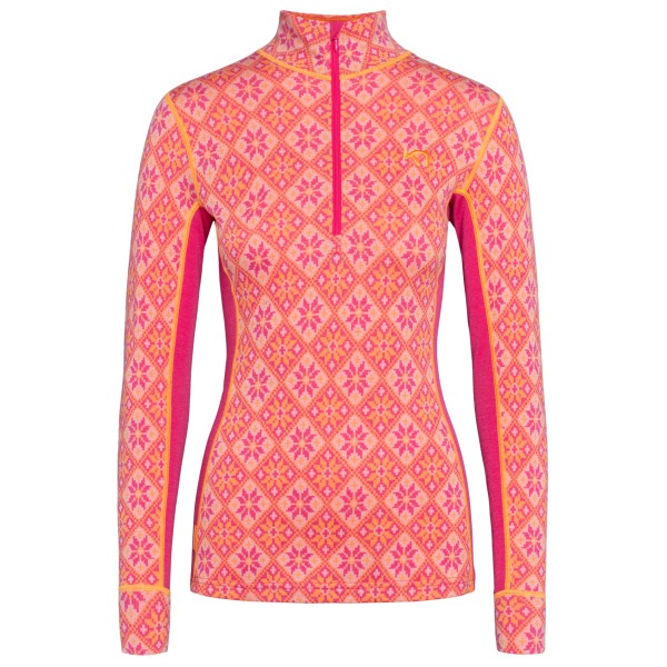 Kari Traa - Women's Rose Half-Zip - Merinounterwäsche Gr L rot von Kari Traa