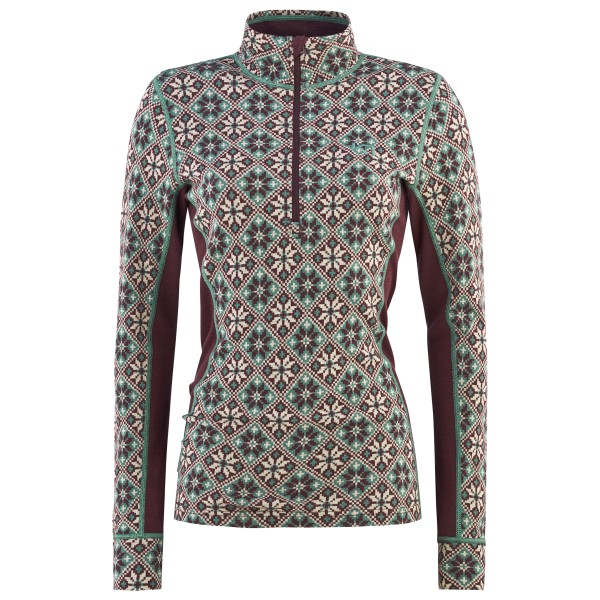 Kari Traa - Women's Rose Half-Zip - Merinounterwäsche Gr M grau von Kari Traa