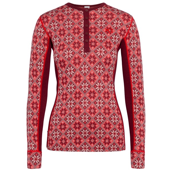 Kari Traa - Women's Rose L/S - Merinounterwäsche Gr L rot von Kari Traa