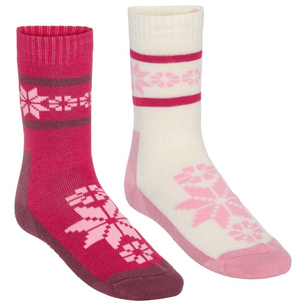 Kari Traa - Women's Rusa Sock 2-Pack - Wintersocken Gr 36-38 rosa von Kari Traa