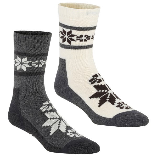 Kari Traa - Women's Rusa Sock 2-Pack - Wintersocken Gr 39-41 grau von Kari Traa