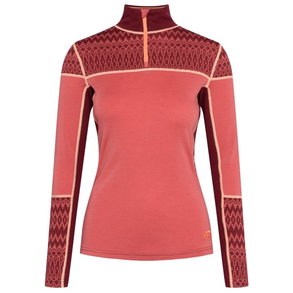 Kari Traa - Women's Sara Half Zip - Merinounterwäsche Gr L;M;S;XL;XS blau;bunt;rot von Kari Traa