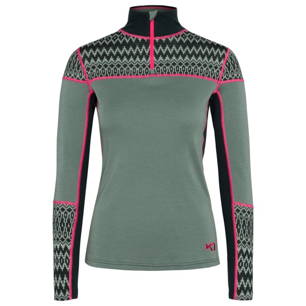 Kari Traa - Women's Sara Half Zip - Merinounterwäsche Gr L bunt von Kari Traa