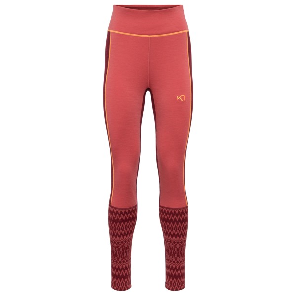 Kari Traa - Women's Sara Pants - Merinounterwäsche Gr S;XS blau;rot von Kari Traa