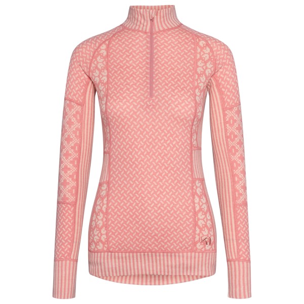 Kari Traa - Women's Smekker Half-Zip - Merinounterwäsche Gr L rosa von Kari Traa