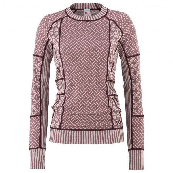 Kari Traa - Women's Smekker L/S - Merinounterwäsche Gr L braun/rosa von Kari Traa