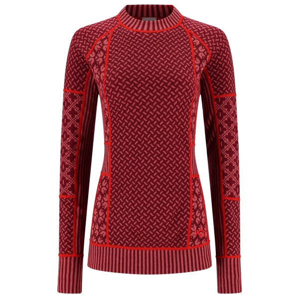 Kari Traa - Women's Smekker L/S - Merinounterwäsche Gr L rot von Kari Traa