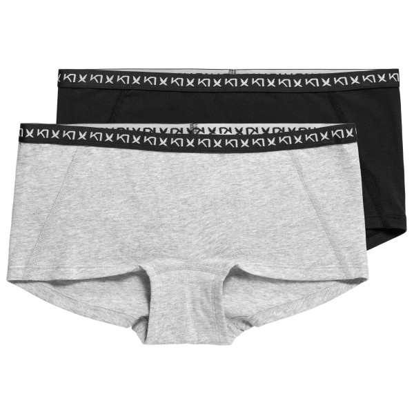 Kari Traa - Women's Tina Hipster 2-Pack - Alltagsunterwäsche Gr L grau von Kari Traa