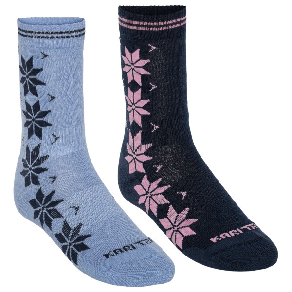 Kari Traa - Women's Vinst Wool Sock 2 Pack - Merinosocken Gr 36-38 blau von Kari Traa